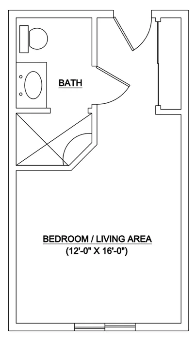 unit a floor plan